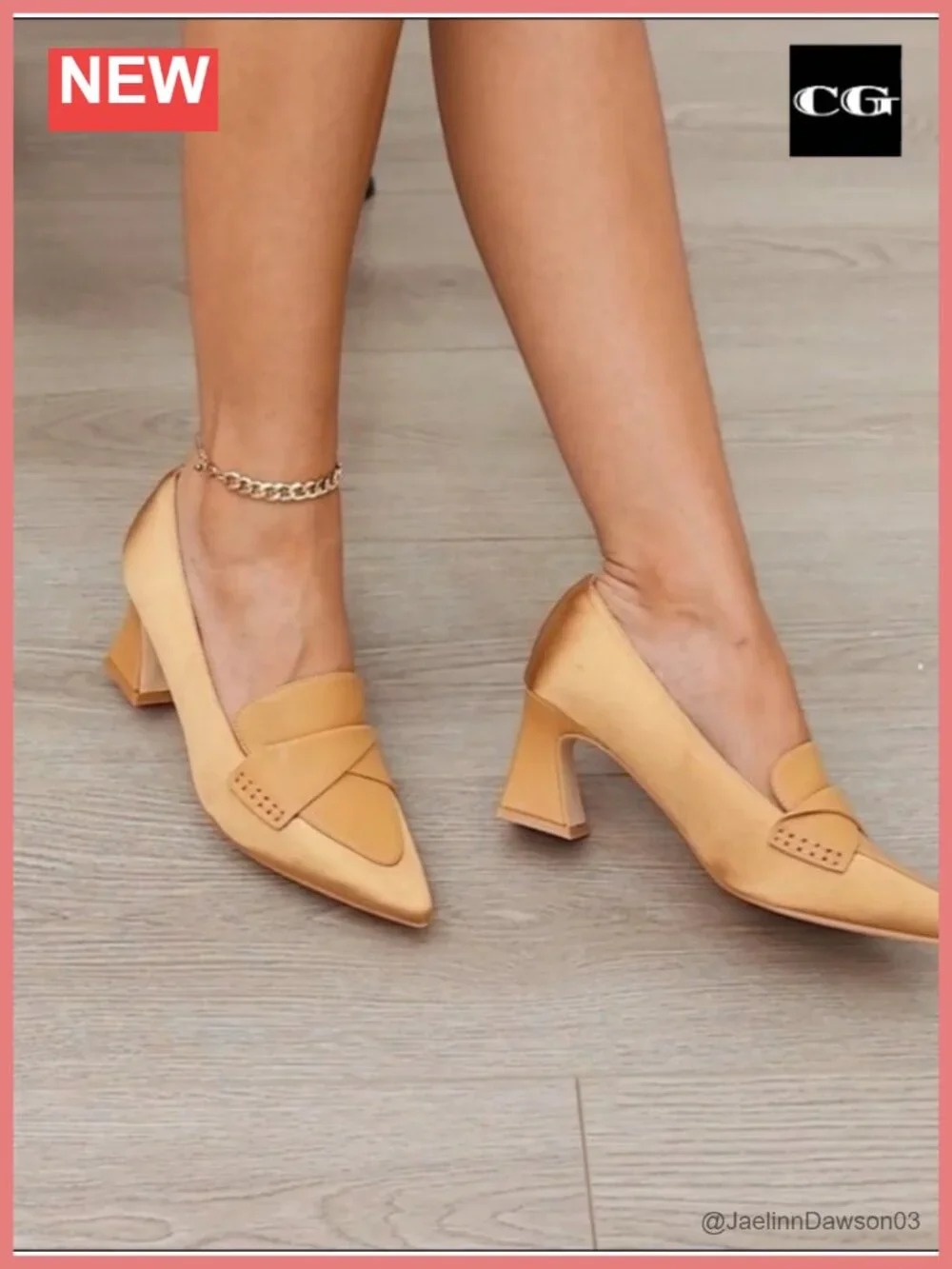 Women's Chunky Block Low Heel Pumps Stitching Retro Work Office Dress Shoes